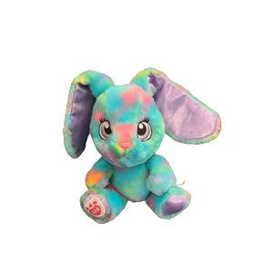 Build A Bear Smallfrys Small Frys Plush Bunny Rabbit Blue Tye Dye Die Stuffed An